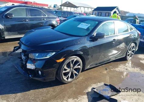 2019 Honda Civic Sport z USA, uszkodzony, nr VIN 2HGFC2F86KH546389